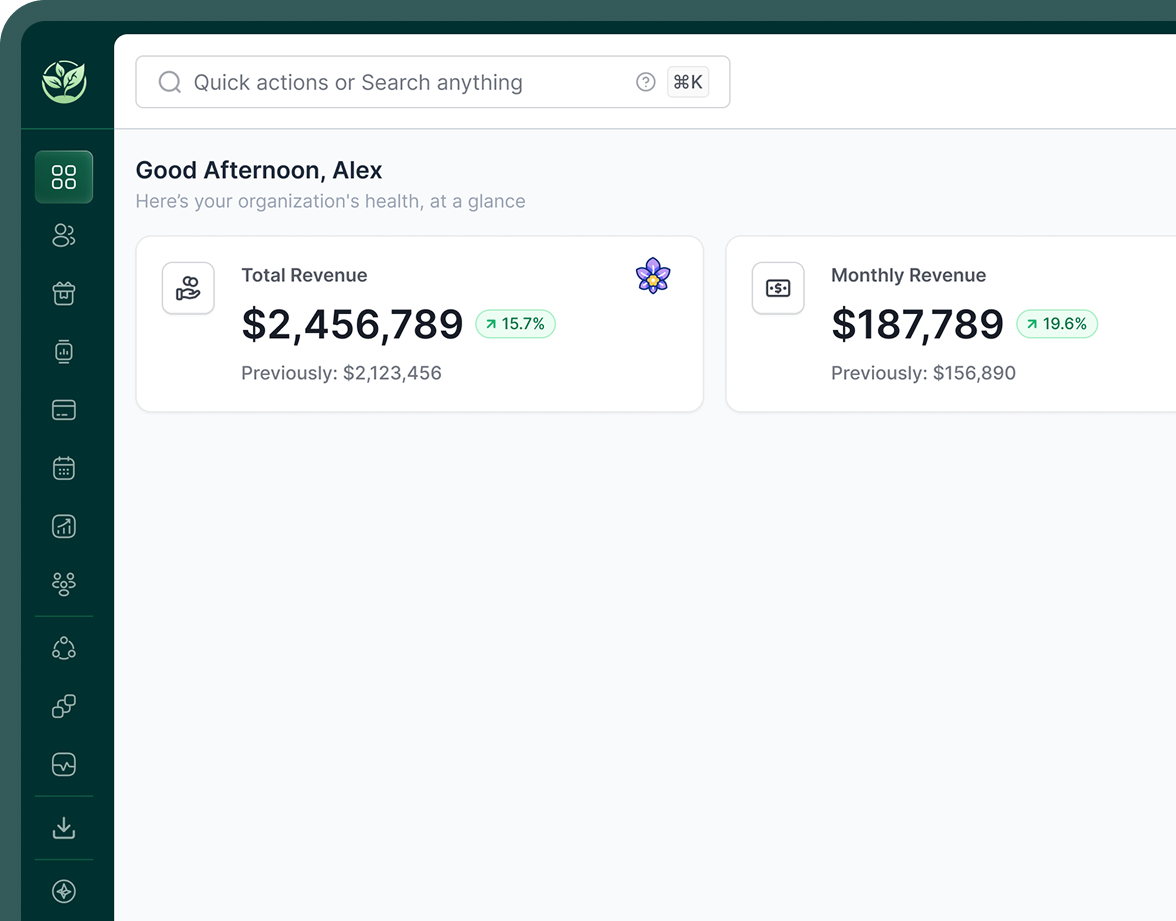 Sapling CRM Dashboard